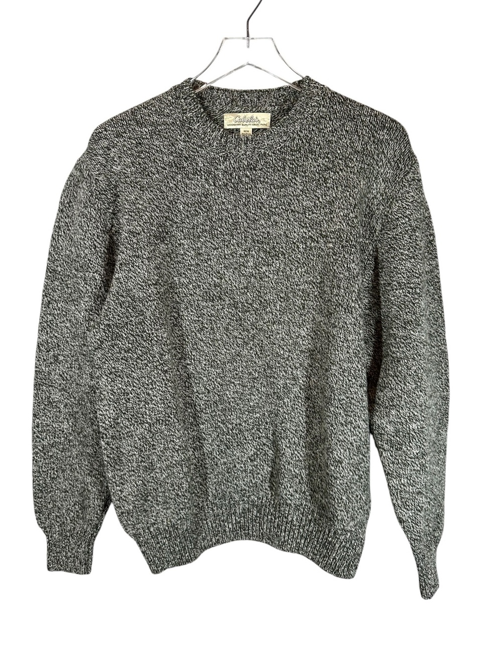 CABELA'S Women's Medium Green Crewneck Wool Sweater